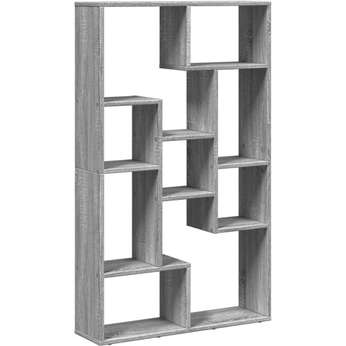 Maison Chic Knjižna omara - Knjižni regal siva sonoma 72x20x120 cm inženirski les, (21726000) Slike
