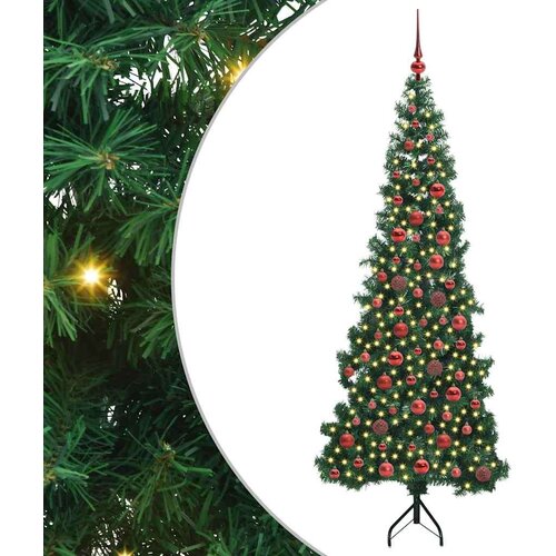 VidaXL Korner Umjetno Božićno Drvo Zelena 180 cm PVC i metal Slike