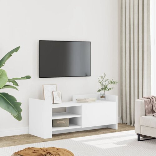 Furnova TV omarica bela 100x35x40 cm inženirski les, (21924620) Cene