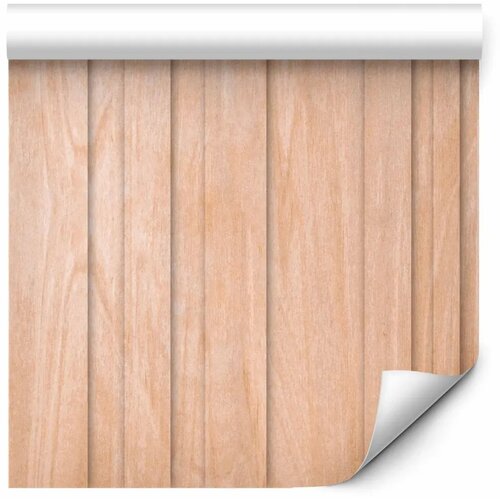 Tapeta - Light Wood - Vertical panels in a warm beige shade. 49x1000 Samoljepljiva Slike