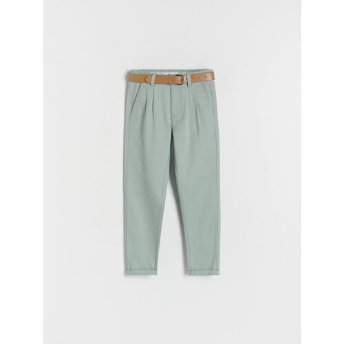 Reserved Boys` trousers & belt - zelena Cene