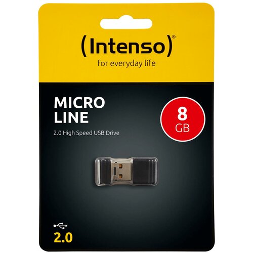 Intenso USB Flash drive 8GB Hi-speed USB 2.0 Micro Line ML8 Slike