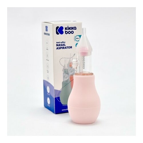 Kikka Boo KikkaBoo nazalni aspirator anti-reflux Pink ( KKB40055 ) KKB40055 Slike