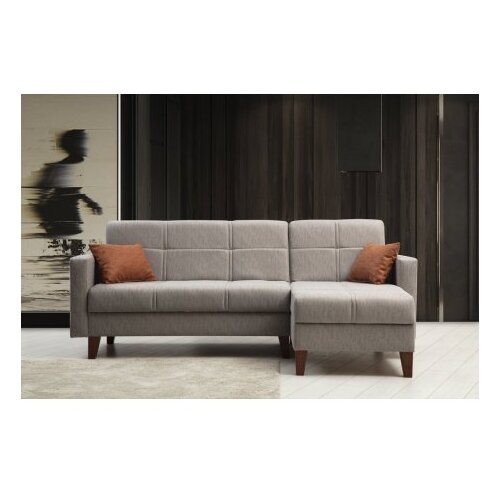 Atelier Del Sofa Kutna garnitura Polya 216x86x130cm Svijetlo siva Slike