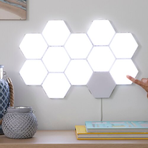  Komplet modularnih magnetnih in na dotik LED plo&amp;scaron;č Tilight InnovaGoods (Paket 3 kosa) Slike