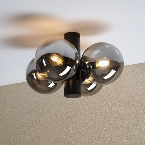  plafonska lampa sferio 4xE14/5W/230V crna/zadimljena crna Slike