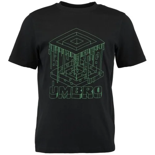 Umbro DOWNLOAD GRAPHIC TEE Muška majica, crna, veličina