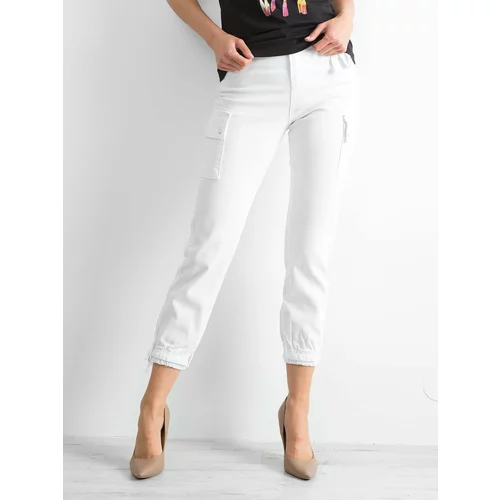 Fashion Hunters Trousers with white pockets