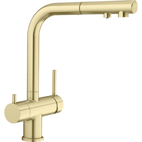 Blanco Baterija za sudoperu Fontas-S II, 166x264x306mm, Sa tu&amp;scaron;em, Zlatna boja Slike