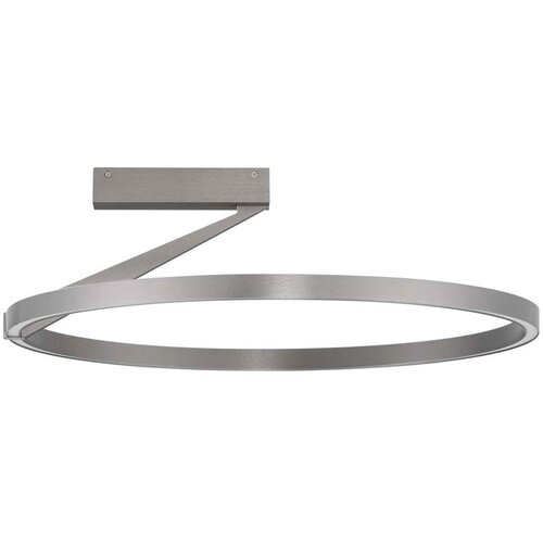 Nova Luce Aluminijasta LED zatemnitvena stropna svetilka v srebrni barvi Tilia &ndash; Cene