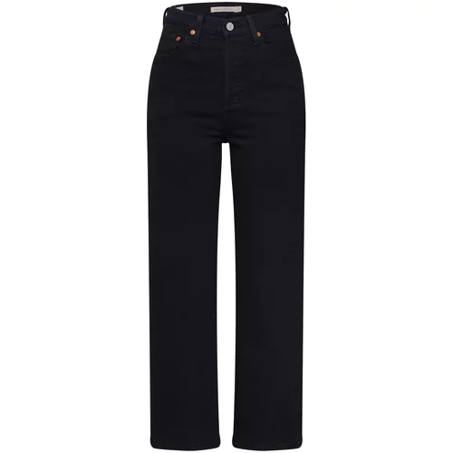 Levi's Ribcage Straight Ankle Jeans Black