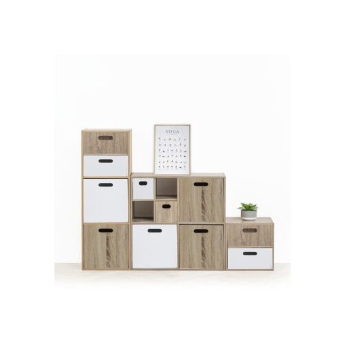 Five Regal sa 4 police MIX&MODUL 67,5x32x67,5cm, Bijela Cene