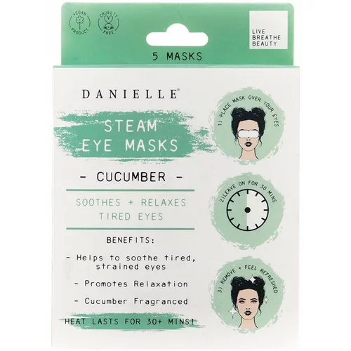 Danielle Beauty Blazinice za oči Steam Eye Mask 5-pack