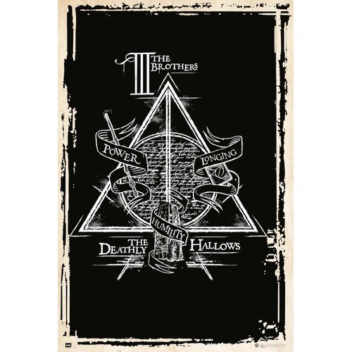 HARRY POTTER PLAKAT LAS RELIQUIAS DE LA MUERTE SIMBOLO, (20837375) Cene
