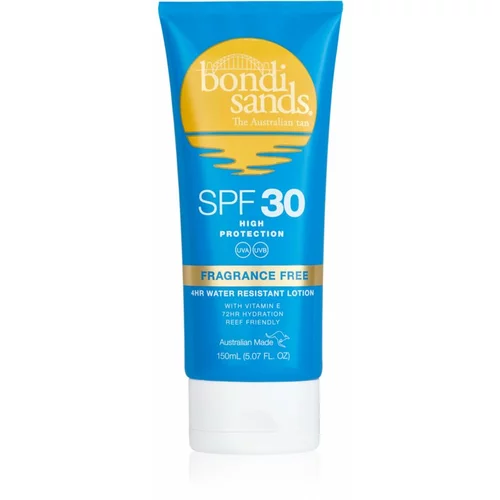 Bondi Sands SPF 30 mlijeko za tijelo za sunčanje SPF 30 bez mirisa 150 ml
