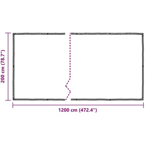  s rupama *Transparent*an 2 x 12 m Polietilen - 2 x 12 m Slike