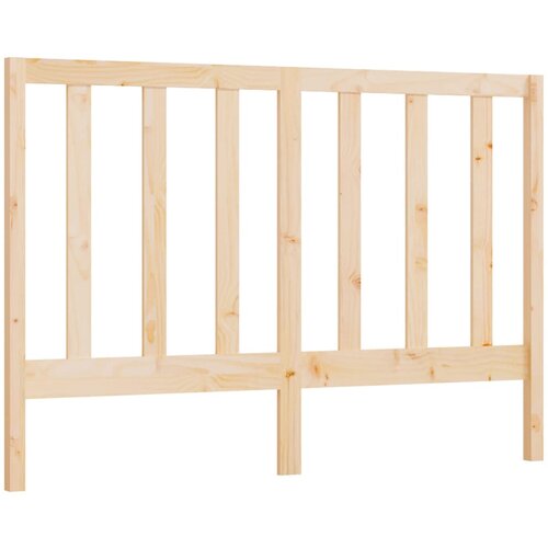 Maison Chic posteljno vzglavje - vzglavna omarica - nočna omarica 146x4x100 cm trdna borovina, (21704597) Slike