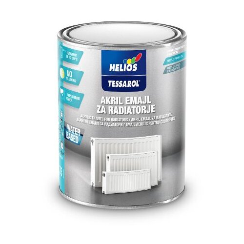Helios Akrilni emajl za radiator (0.75 l, bela) Cene