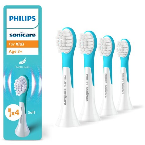 Philips Sonicare For Kids Mini 3+ HX6034/90 nadomestne glave za zobno &amp;scaron;četko za otroke 4 kos Slike