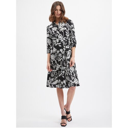 Orsay Black Women Floral Dress - Women Slike