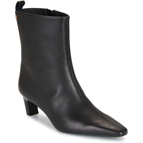 Tommy Hilfiger KITTEN HEEL LEATHER ANKLE BOOT Crna Slike