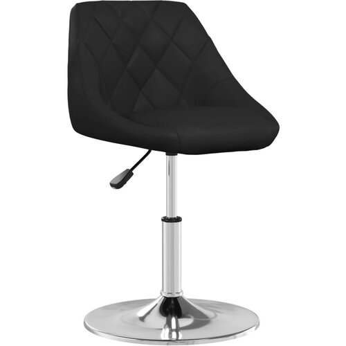 Maison Chic Jedilni stoli - Vzorci stoli črno umetno usnje A98, (22032202) Slike