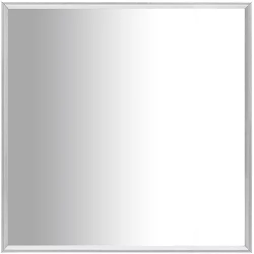 vidaXL Ogledalo srebrno 50 x 50 cm