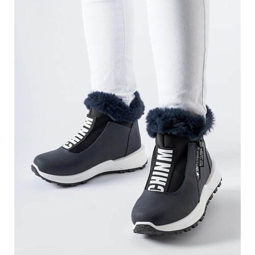 Gemre Navy insulated high-top sneakers Oneglia Cijene