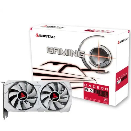 Biostar graficka karta RX580 white edition 8GB GDDR5 256 bit 2XDP/HDMI Cene