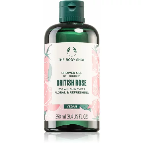 The Body Shop British Rose gel za prhanje 250 ml