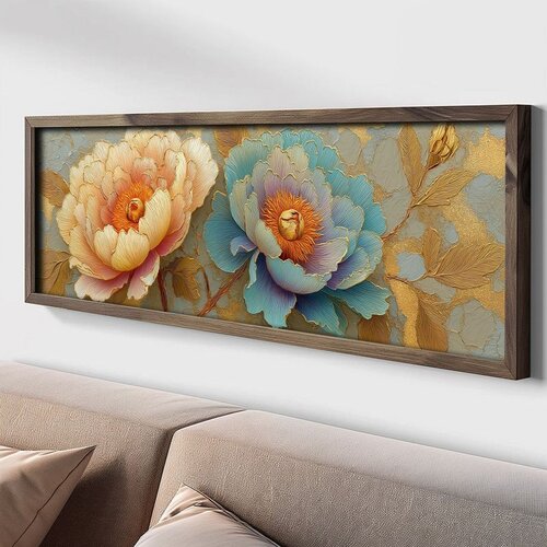WALLXPERT LAC024-150 Multicolor Decorative Framed MDF Painting Cene