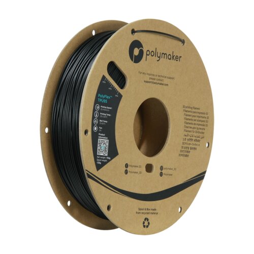 Polymaker PolyFlex&amp;trade; TPU 95A 1,75 mm 750g Black Slike