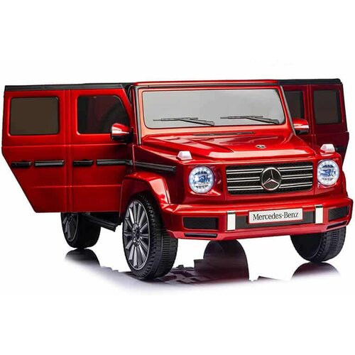  Auto za decu Mercedes G500 na akumulator sa kožnim sedištem i mekim gumama - crveni, BJMX627 Cene