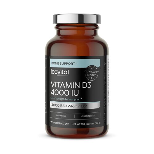 Leovital Vitamin D3 4000 IU, 180 kapsul, (21256715) Cene