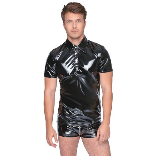 Black Level Vinyl Men Polo Shirt 2890518 Black L Slike