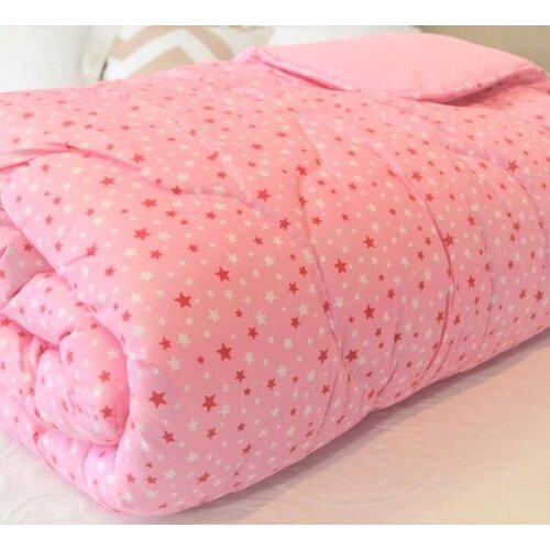 Blue Bell Stars Pink-&amp;Scaron;tep deka 140 cm x 200 cm Slike