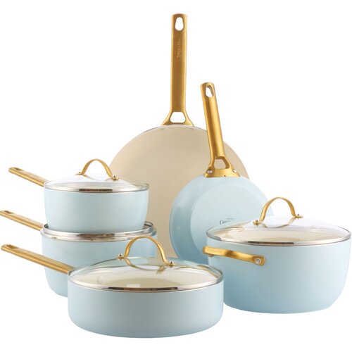Greenpan Padova Reserve 6 Tlg Topf&Pfannenset Hellblau Cijene