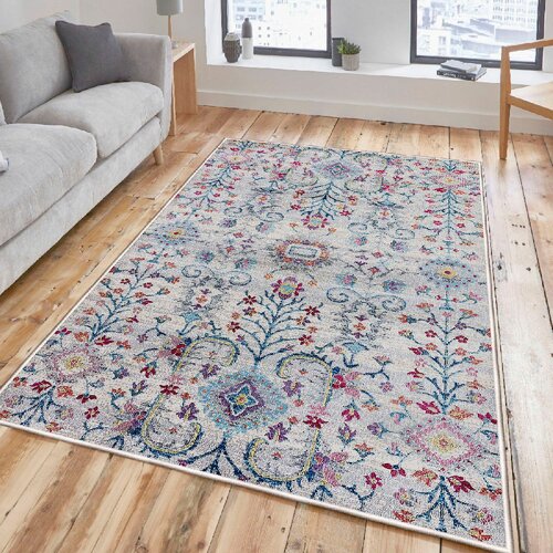  WOOSONIL106 BlueOrangePinkGrey Carpet (160 x 230) Cene