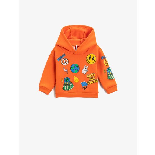 Koton Sweatshirt - Orange - Oversize Slike