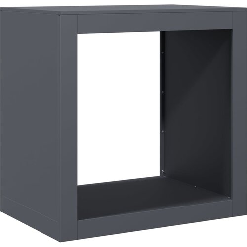 Stalak za drva za ogrjev antracit 60 x 40 x 60 čelični Slike