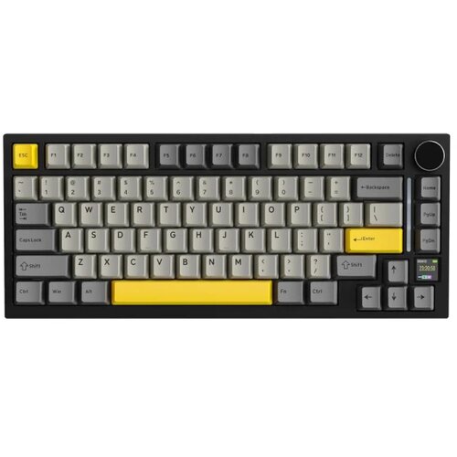 Attack Shark bežična gaming tastatur X820Ultra mehanička/trimode/tft screen/gasket/starry black Slike