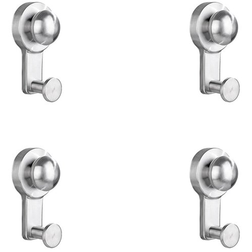 INF Set 4 belih sesalnih kavljev iz nerjavečega jekla, brez vrtanja Silver, (5000296472) Cene