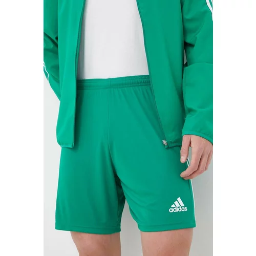 Adidas Kratke hlače za vadbo Squadra 21 zelena barva