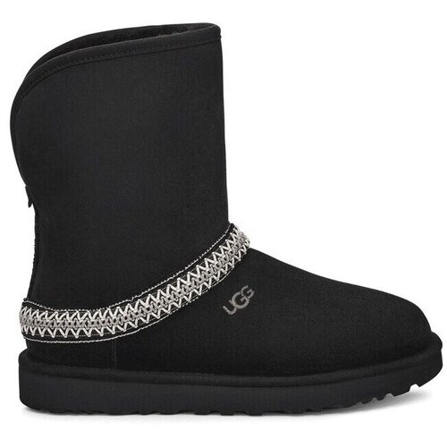 Ugg Pol&scaron;kornji Classic Short Crescent Črna Cene