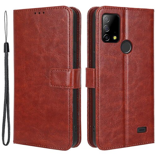 INORCO Za Vodafone Smart T23 Crazy Horse Texture Wallet Case PU usnjeno stojalo Folio Flip Ovitek za telefon, (22036934) Cene