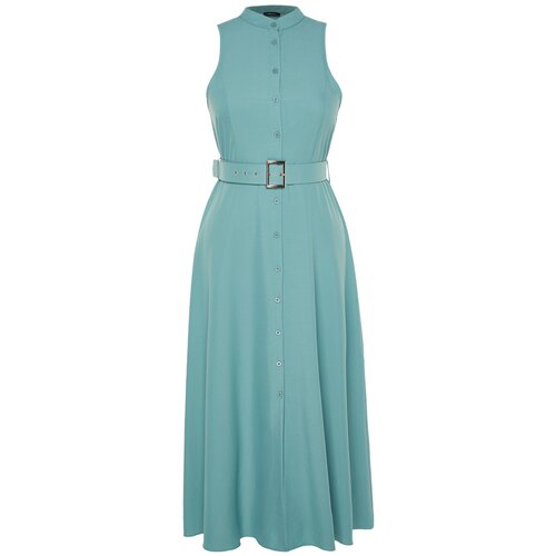 Trendyol Curve Plus Size Dress - Green - Shirt dress Cijene