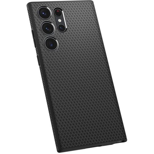 Spigen ZA&amp;Scaron;TITNA MASKA SPIGEN LIQUID AIR ACS05614 ZA SAMSUNG GALAXY S23 ULTRA &amp;ndash; MAT CRNA Slike