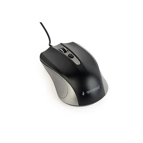  Mi&scaron; GEMBIRD MUS-4B-01, optical, black/space gray, 1000dpi, 3 button Cijene