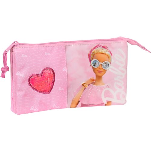  Trojna peresnica Barbie Girl Roza 22 x 12 x 3 cm Cene