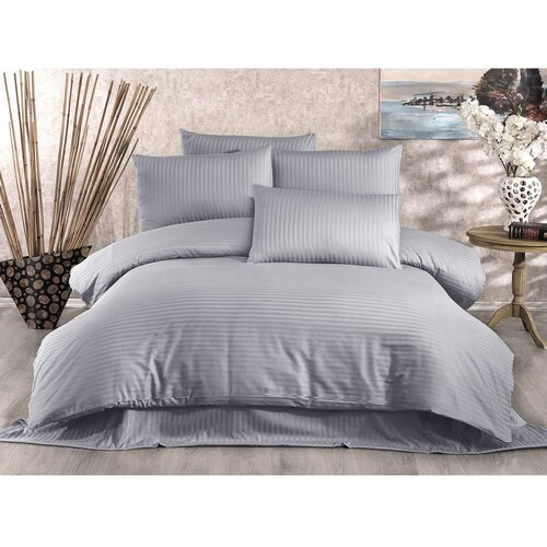  Lilyum - Grey Grey Single XL Quilt Cover Set (DE) Cene